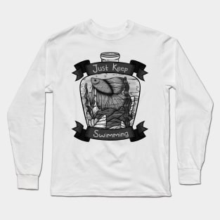 Fish in a Bottle Long Sleeve T-Shirt